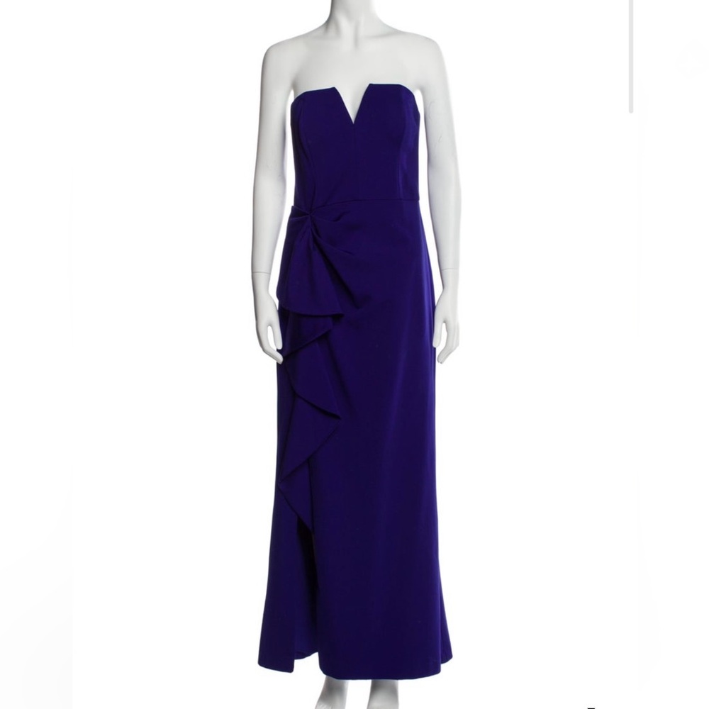 Aidan Mattox Long Formal Dress (Purple)